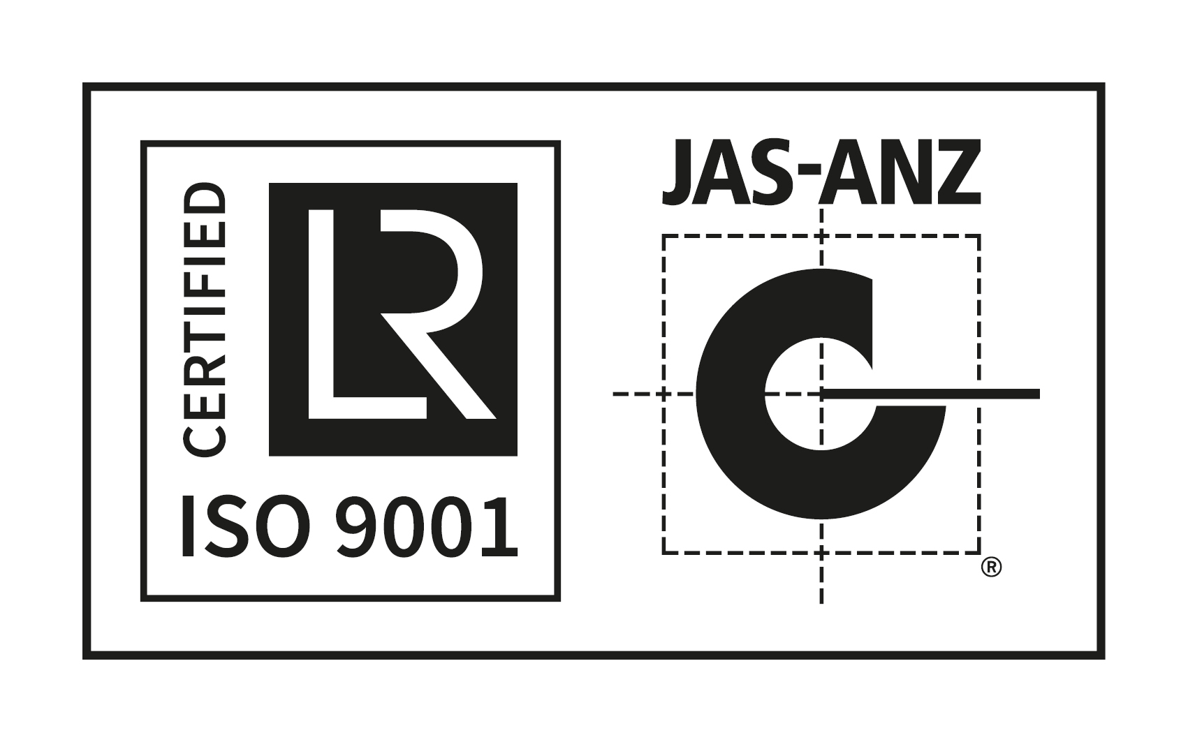 JAS-ANZ and ISO 9001 certification